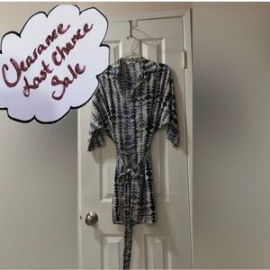 Renee C. Women’s Size Medium Shirt Dress w/Belt Lightweight